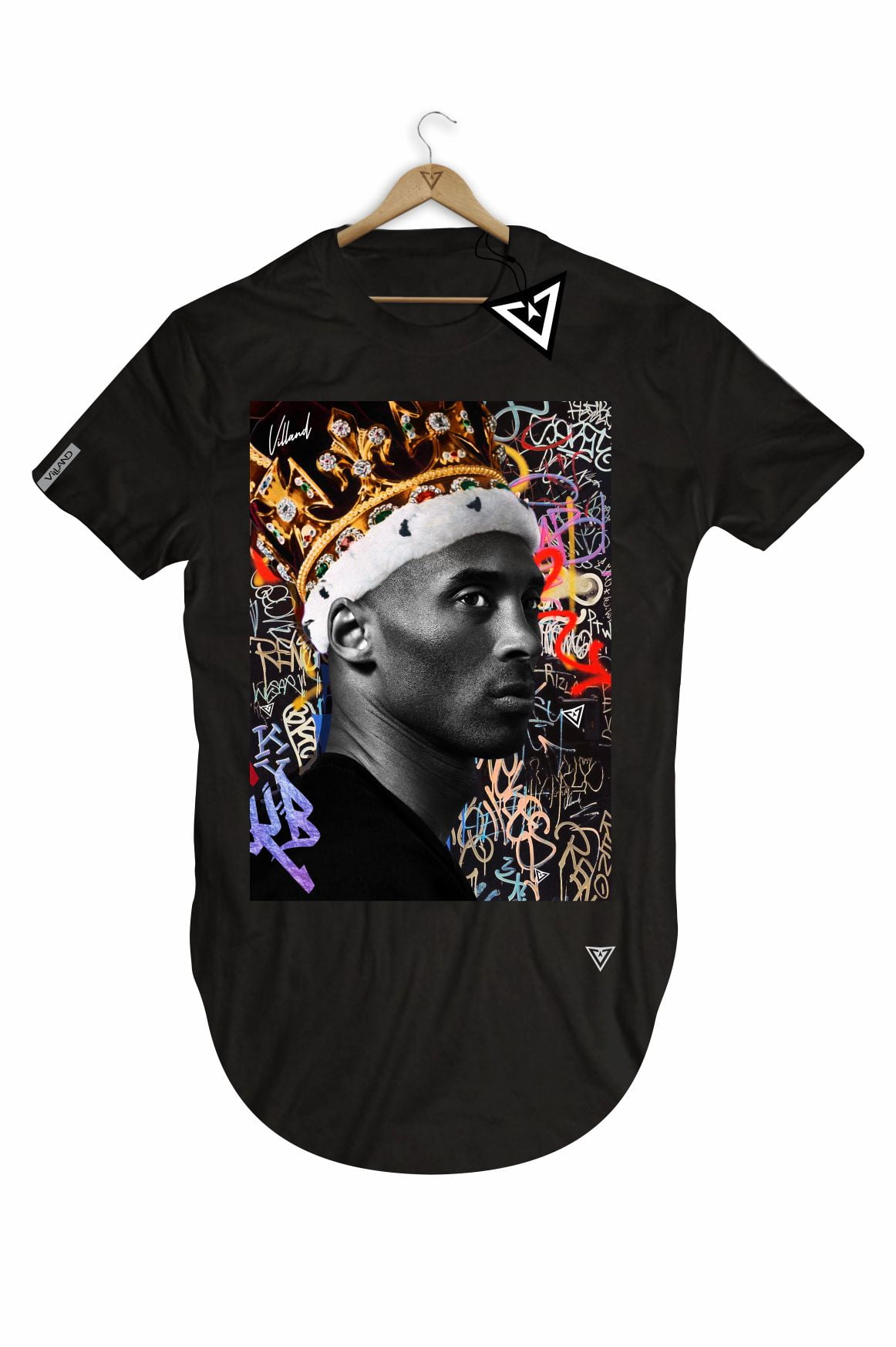 CAMISETA LONGLINE ESTAMPADA KOBE - Villand